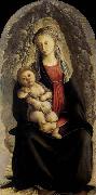 BOTTICELLI, Sandro, Madonna in Glory with Seraphim